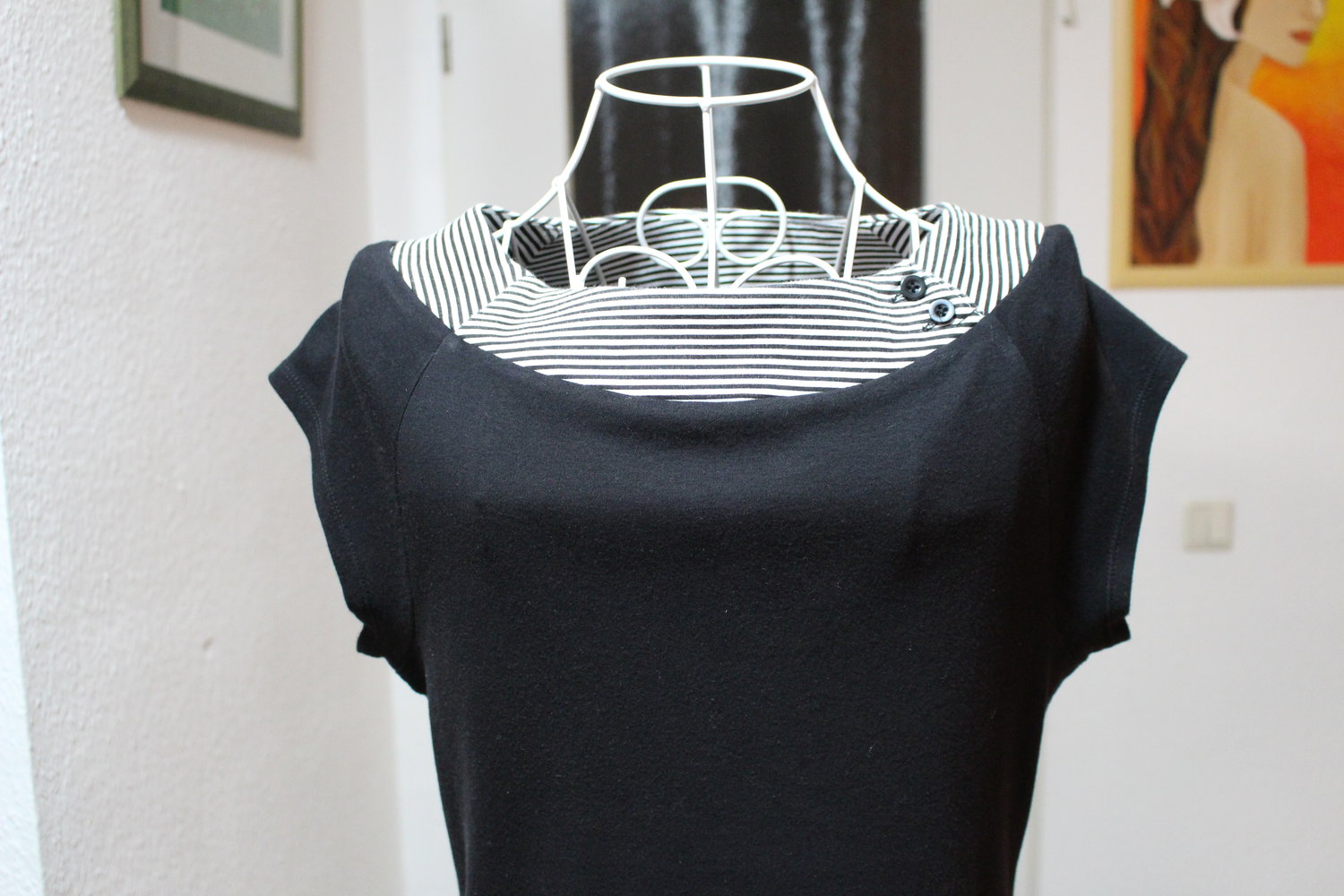 23. Top schwarz, festlich, Gr. 38