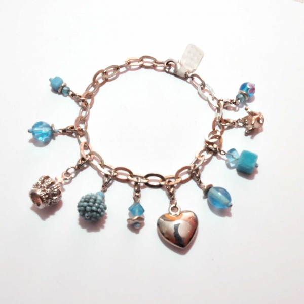 Bettelarmband (grün, orange oder blau)