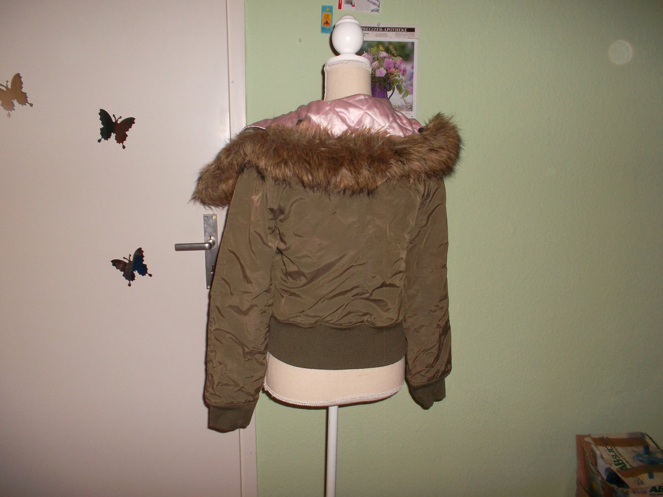 kurze jacke grösse 34/36,grün