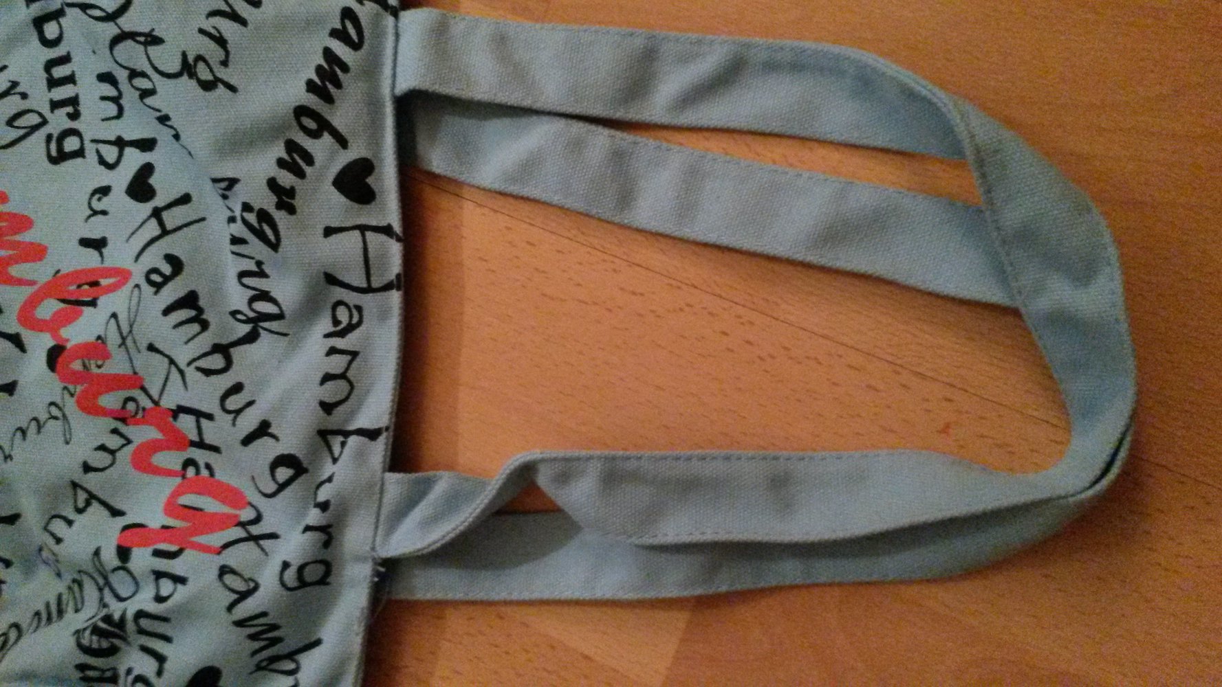 Blaue Hamburg Tasche / Shoppingbag