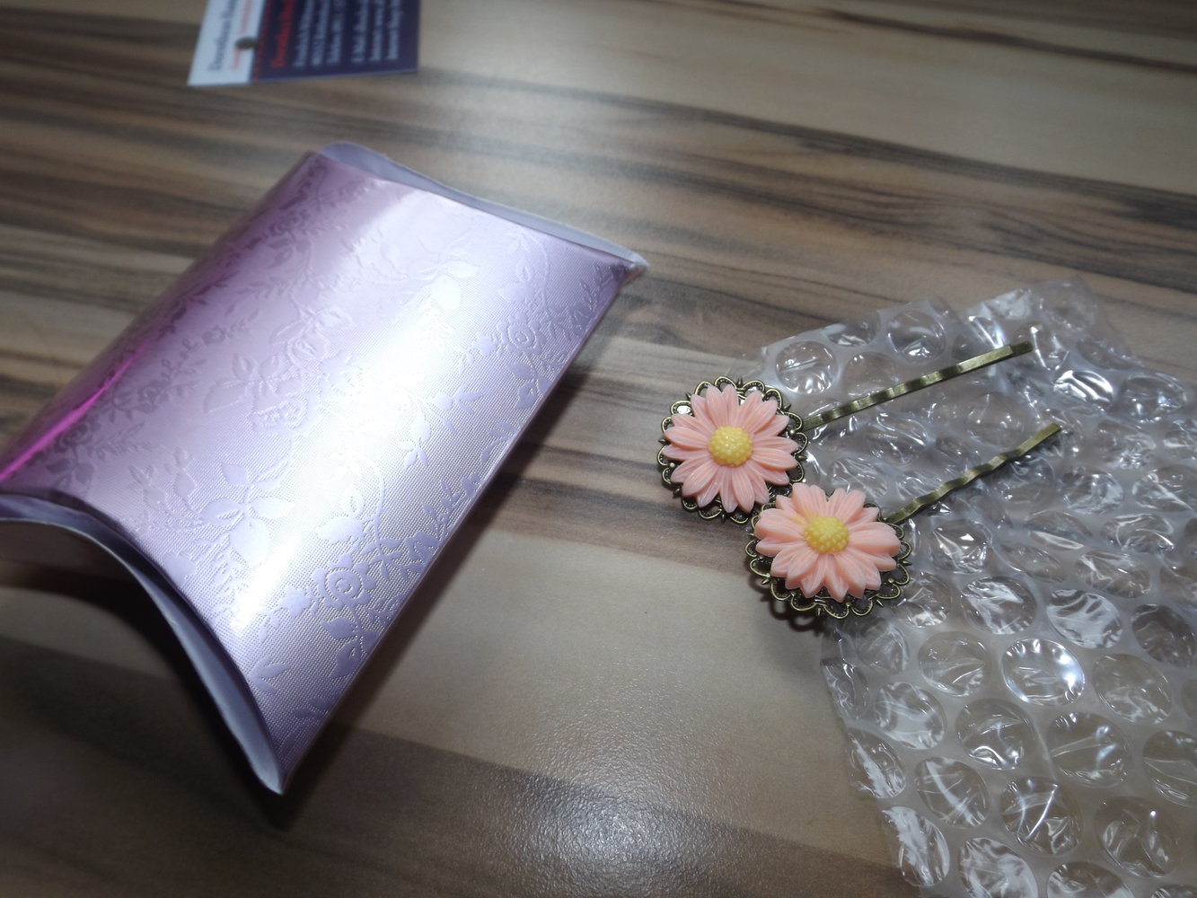 hübsche blumige Haarklemmen DIY neu Haarspange