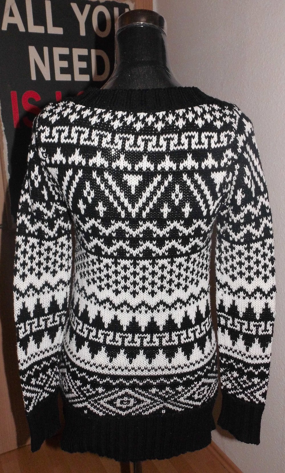 Strickpullover mit Muster