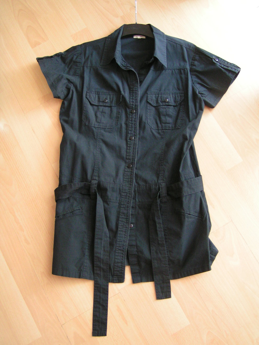  STEVE KETELL Blazer Blusenjacke Longbluse ? Bluse Schwarz Gr.42 Neuwertig