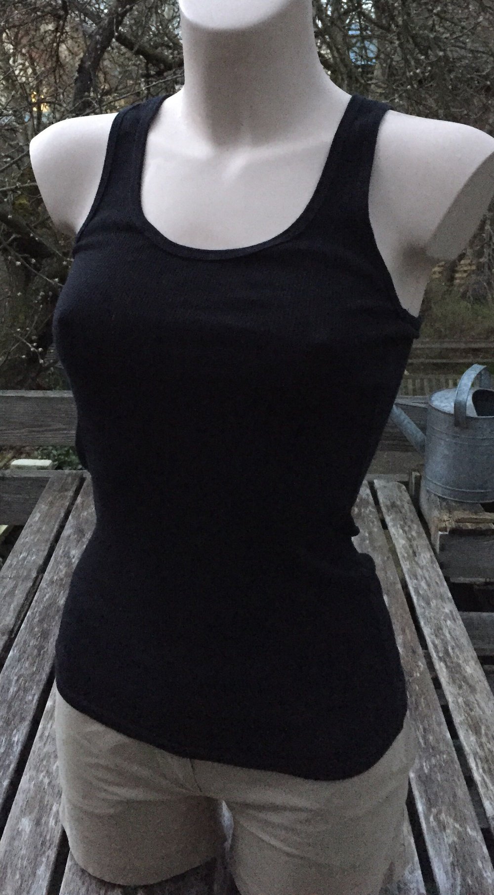 URBAN CLASSICS Rippshirt TANKTOP schwarz Gr. S