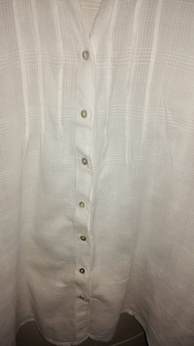 Hübsche weiße Bluse, Größe 44/46