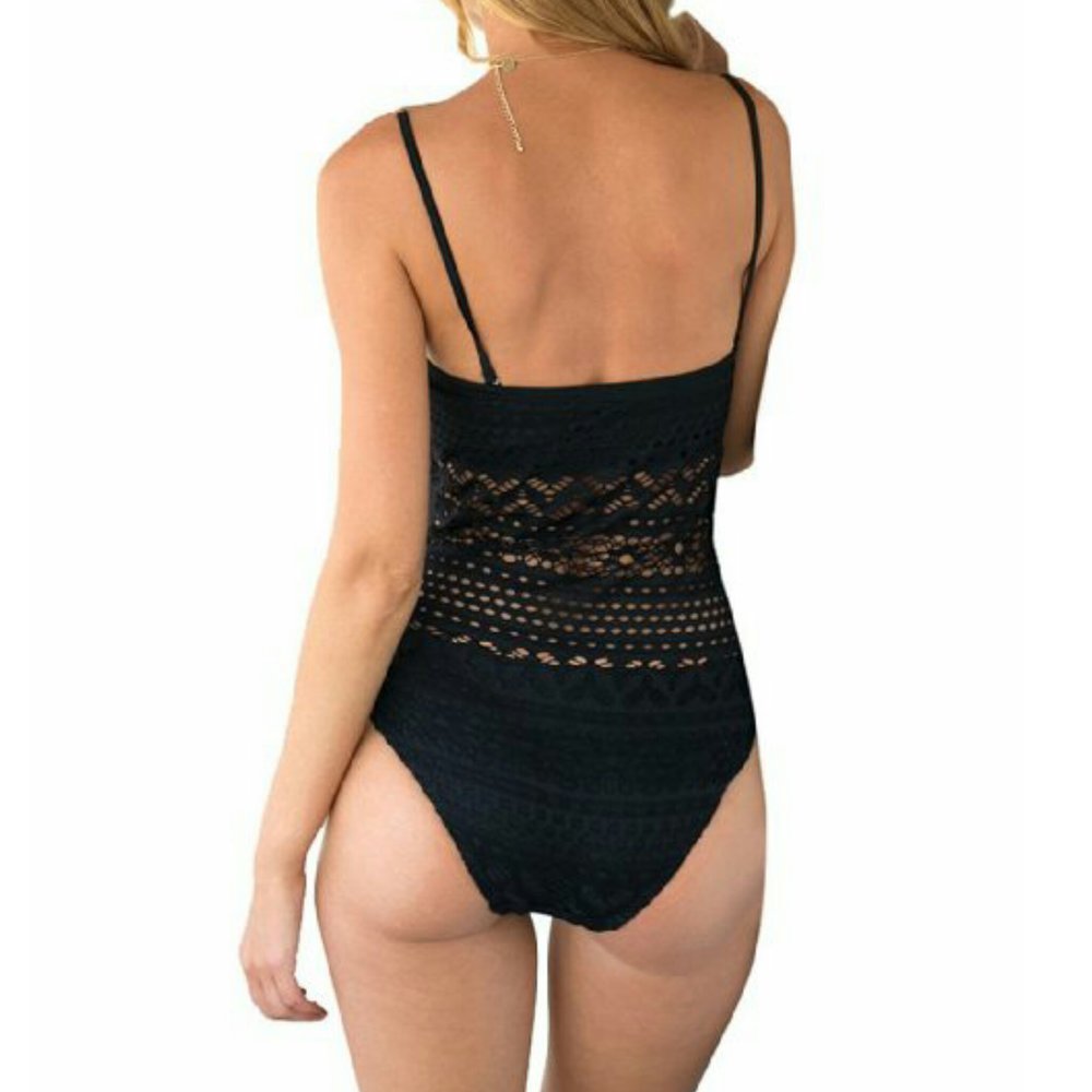 Badeanzug Swimwear schwarz sexy 