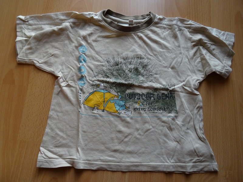 T-Shirt beige Gr. 98 von Palomino