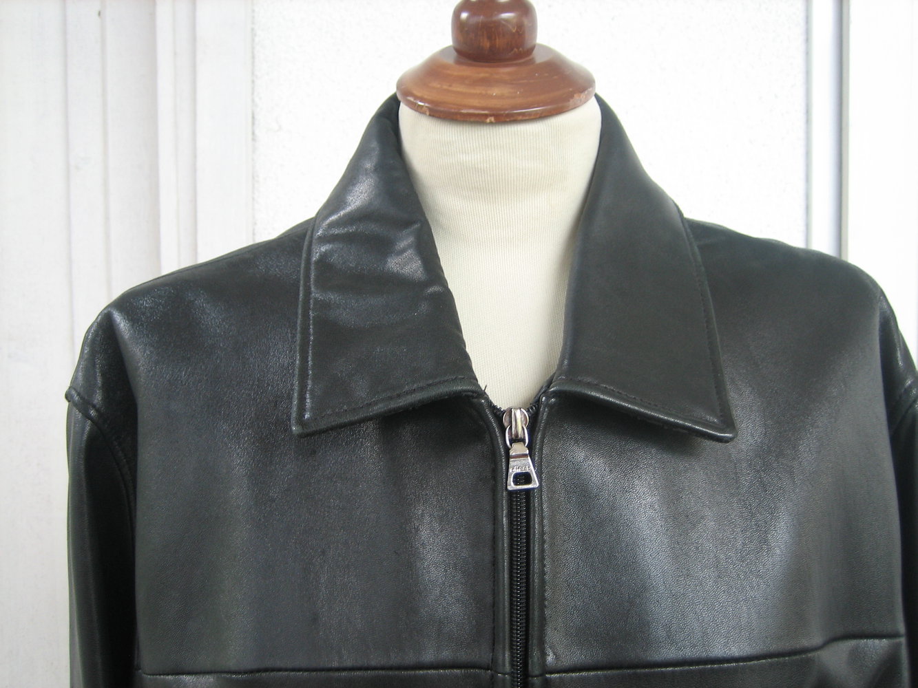 Starke Herren-Lederjacke Gr. 50, 