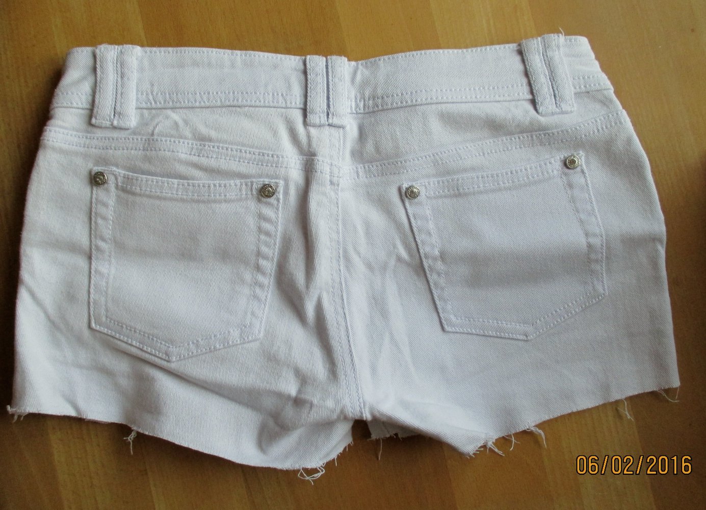 Weiße Hotpant, Gr. S