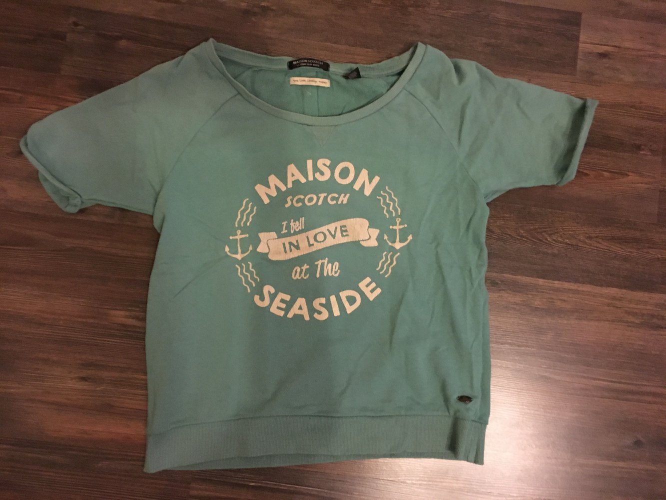 Maison Scotch T-Shirt Pulli Pullover Hoodie kurzärmelig Gr. S/M