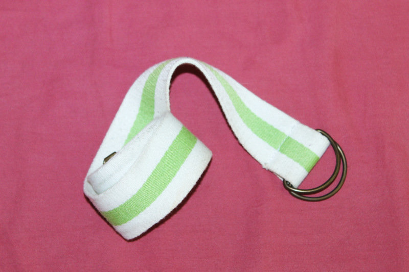 frischer Gürtel in weiß grün