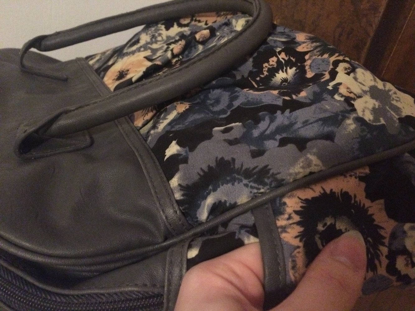 XXL Tasche riesig Riesentasche Blümchen