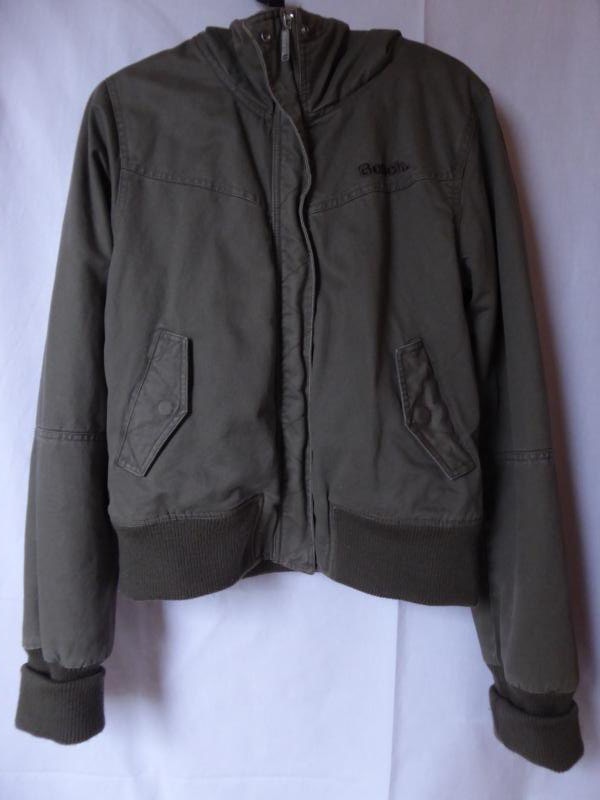 Khakifarbene Jacke mit Kapuze von Bench