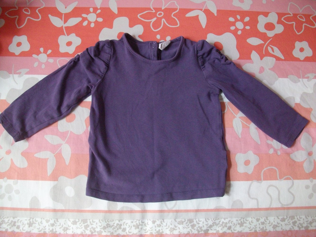 LangarmShirt H&M in Lila Gr. 74 Longsleeve