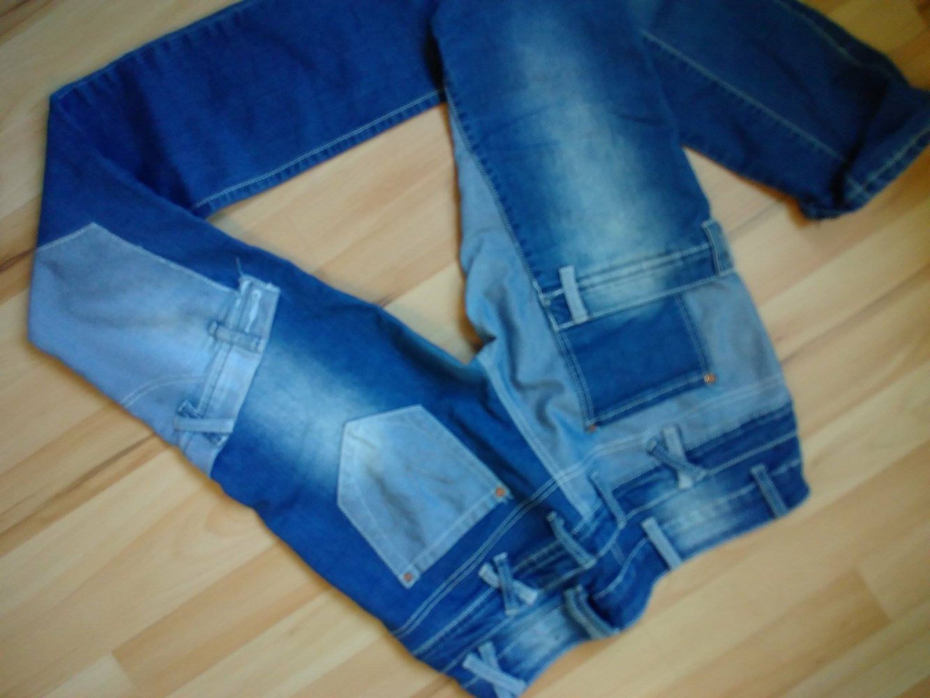 Flicken-Jeans