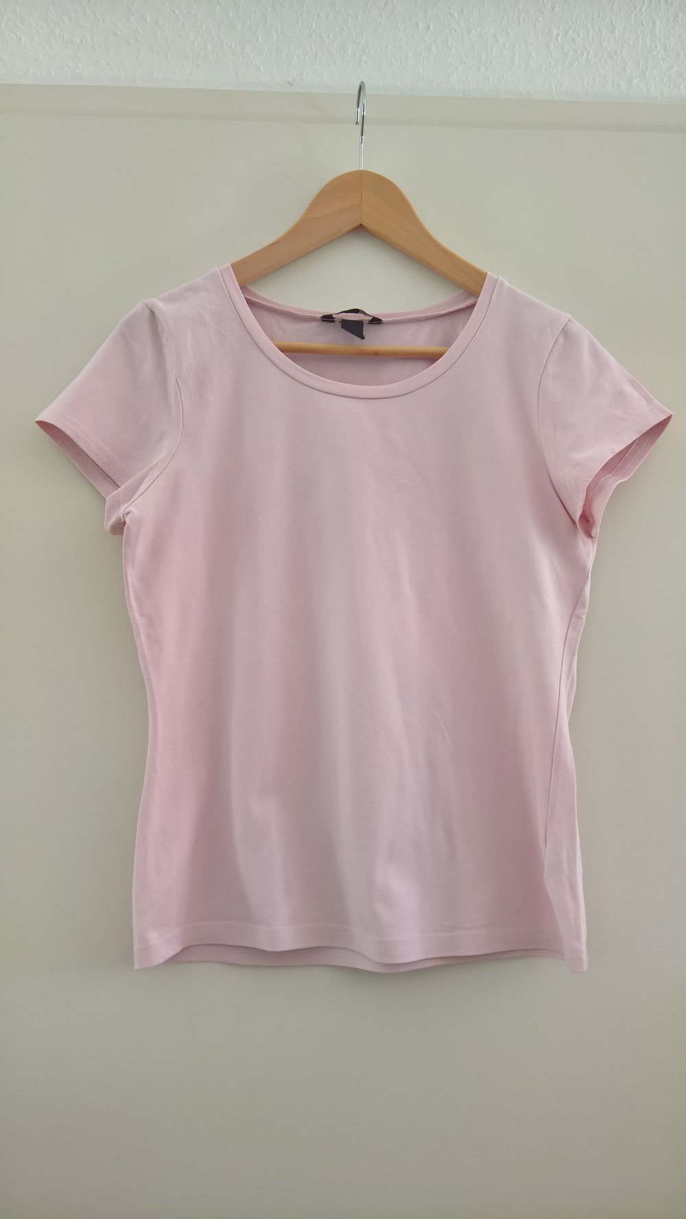 rosafarbenes T-Shirt von H&M in L