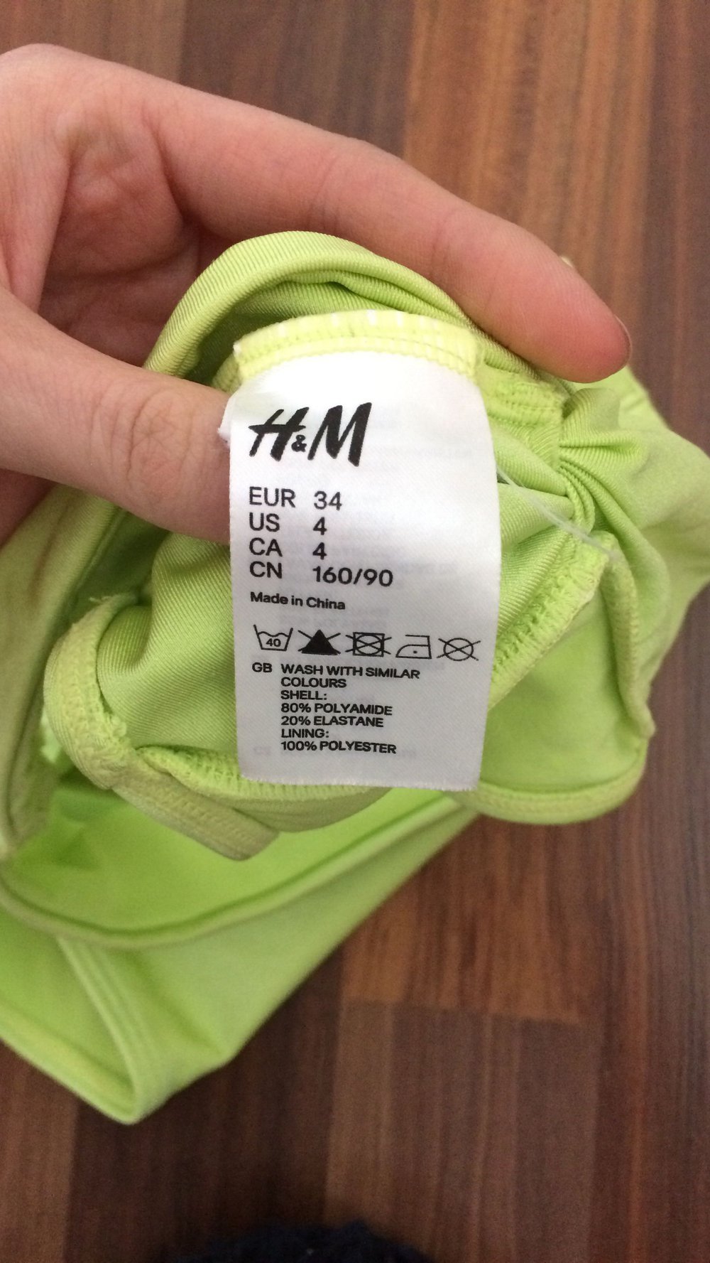 Bikinihose grün H&M