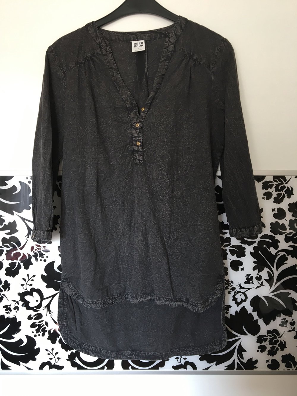 Graue Bluse von Vero Moda