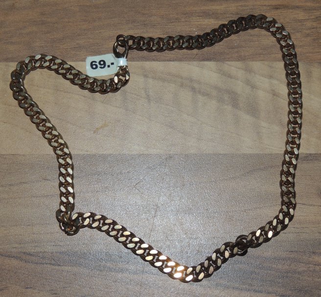 Neue Panzerkette gold Neupreis 69€ Neu Proll Bling Bling 80er Hip Hip