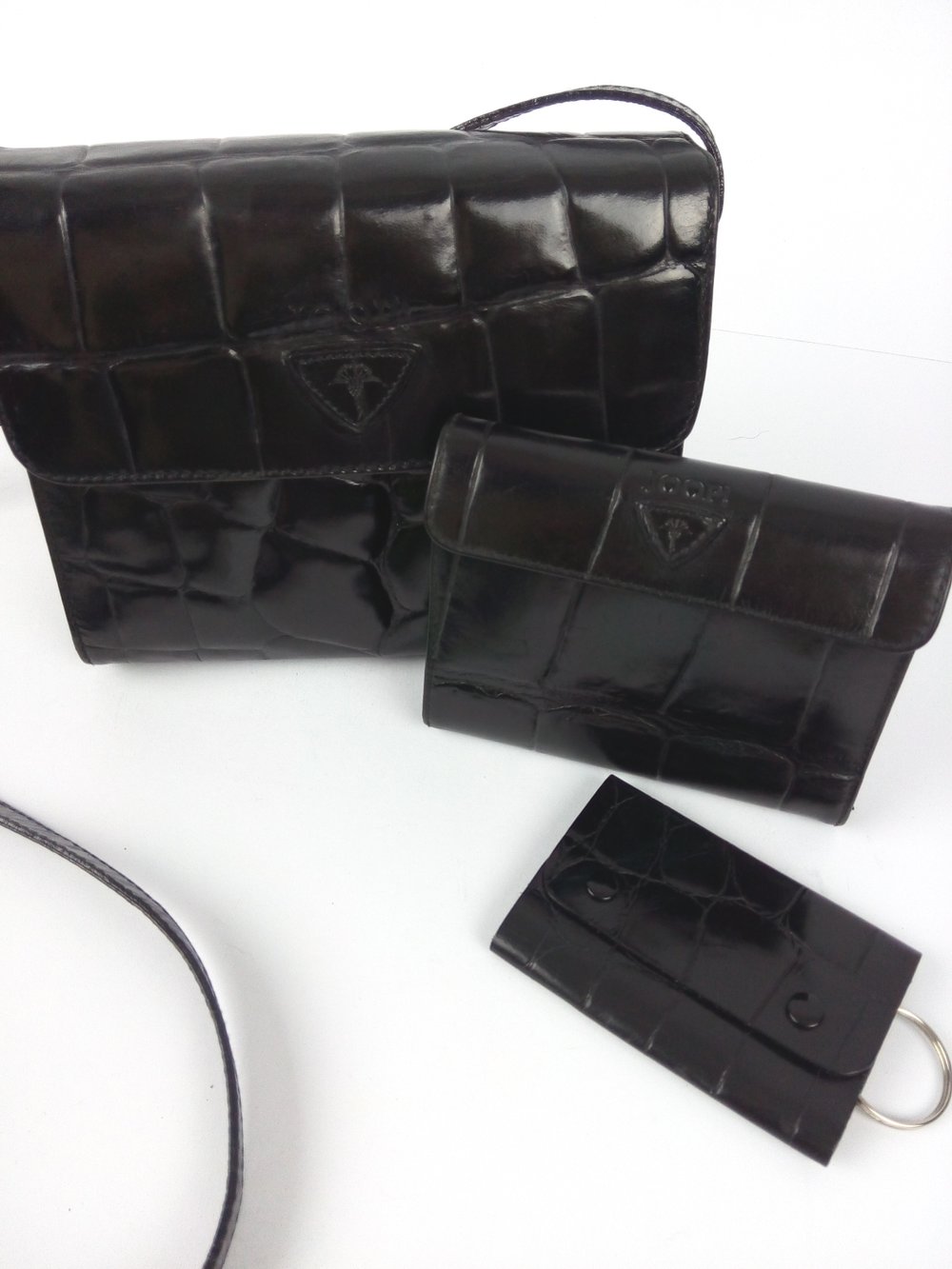 JOOP! Croco Soft Schlüsselmäppchen Schlüsseltasche Schlüssel-Etui Key Case | NEU