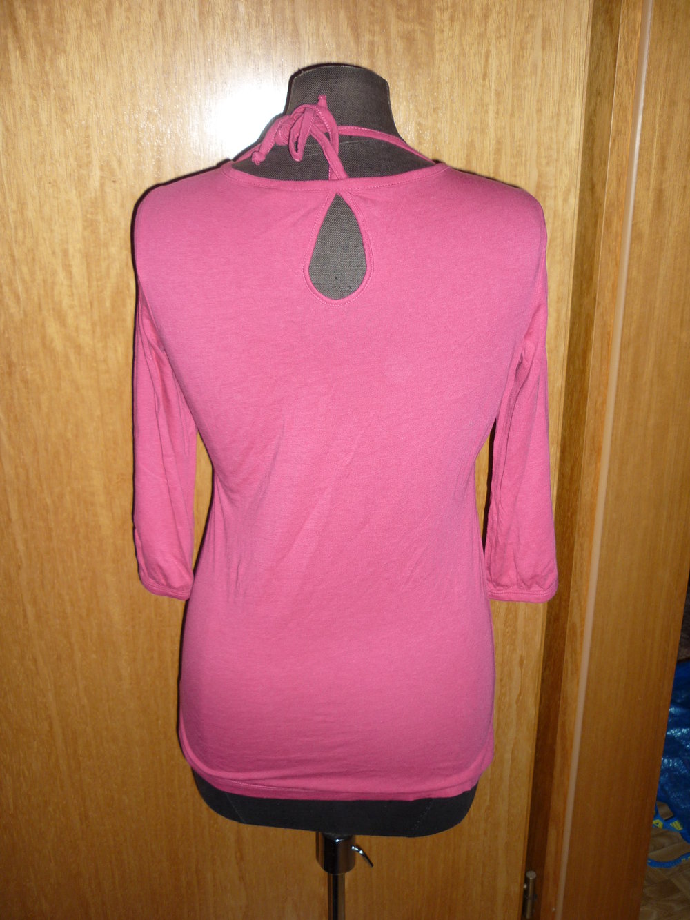 Esprit Sweatshirt Longsleeve himbeere rot pink Größe XS 34 