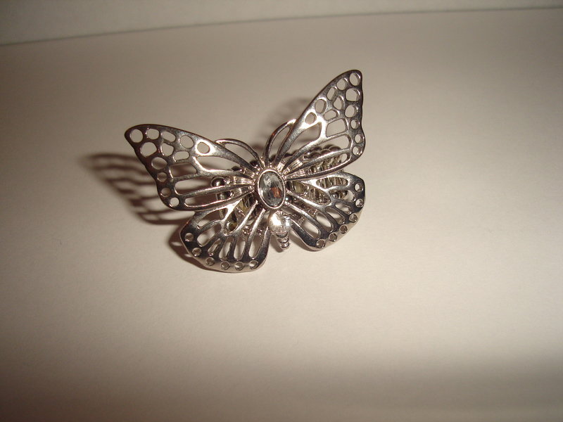 Primark Schmetterling Ring mit Strass mit Gummizug