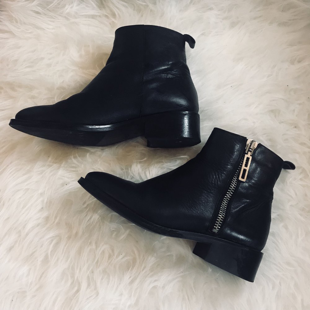 stiefeletten schwarz zara