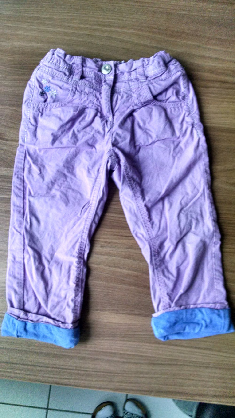 Thermohose verstellbar Gr. 92 mit Glitzer