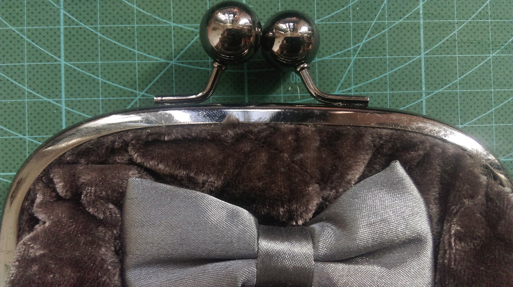 Clutch Tasche Geldbörse Kosmetiktasche Lisbeth Dahl Samt