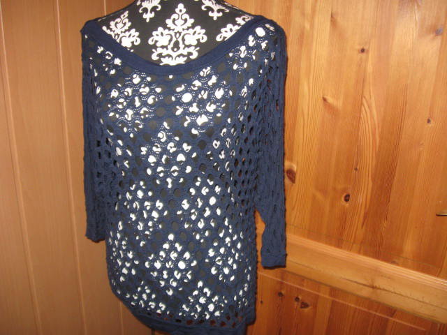*** Neu ~ Netzshirt ~ Strick Blogger ~ Top Hingucker ***