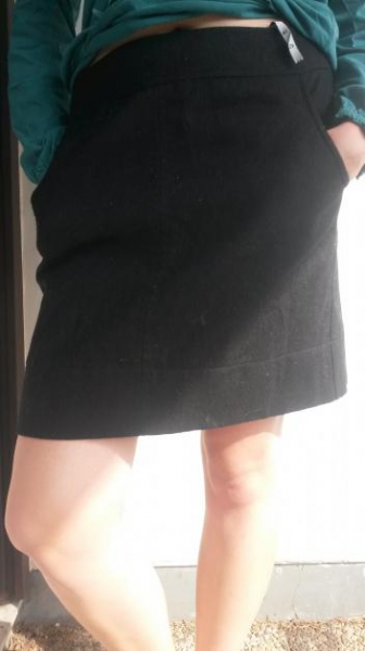 NEU! Bleistiftrock aus Wolle