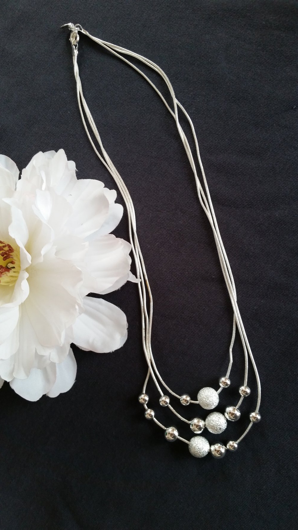 Sterling Silber Kette. Wie Neu! 