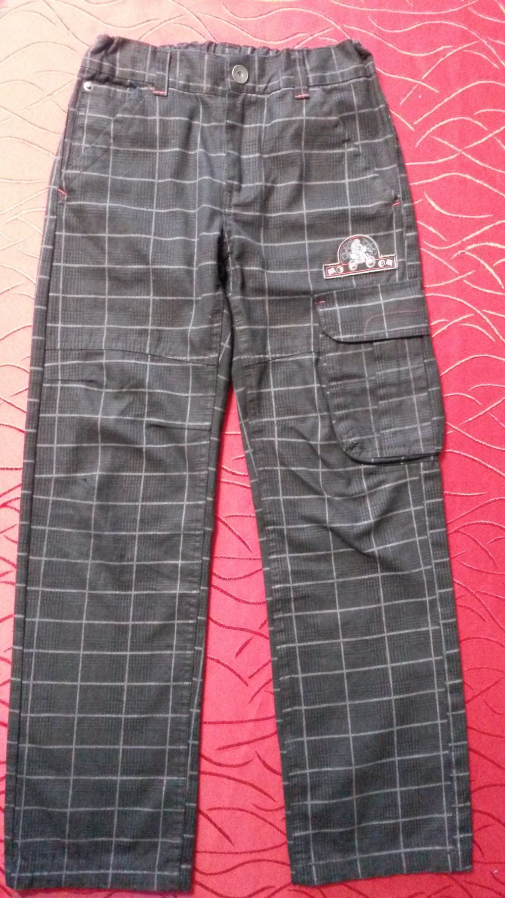 58. Karierte Hose, Gr. 134-140, 9/10 Jahre