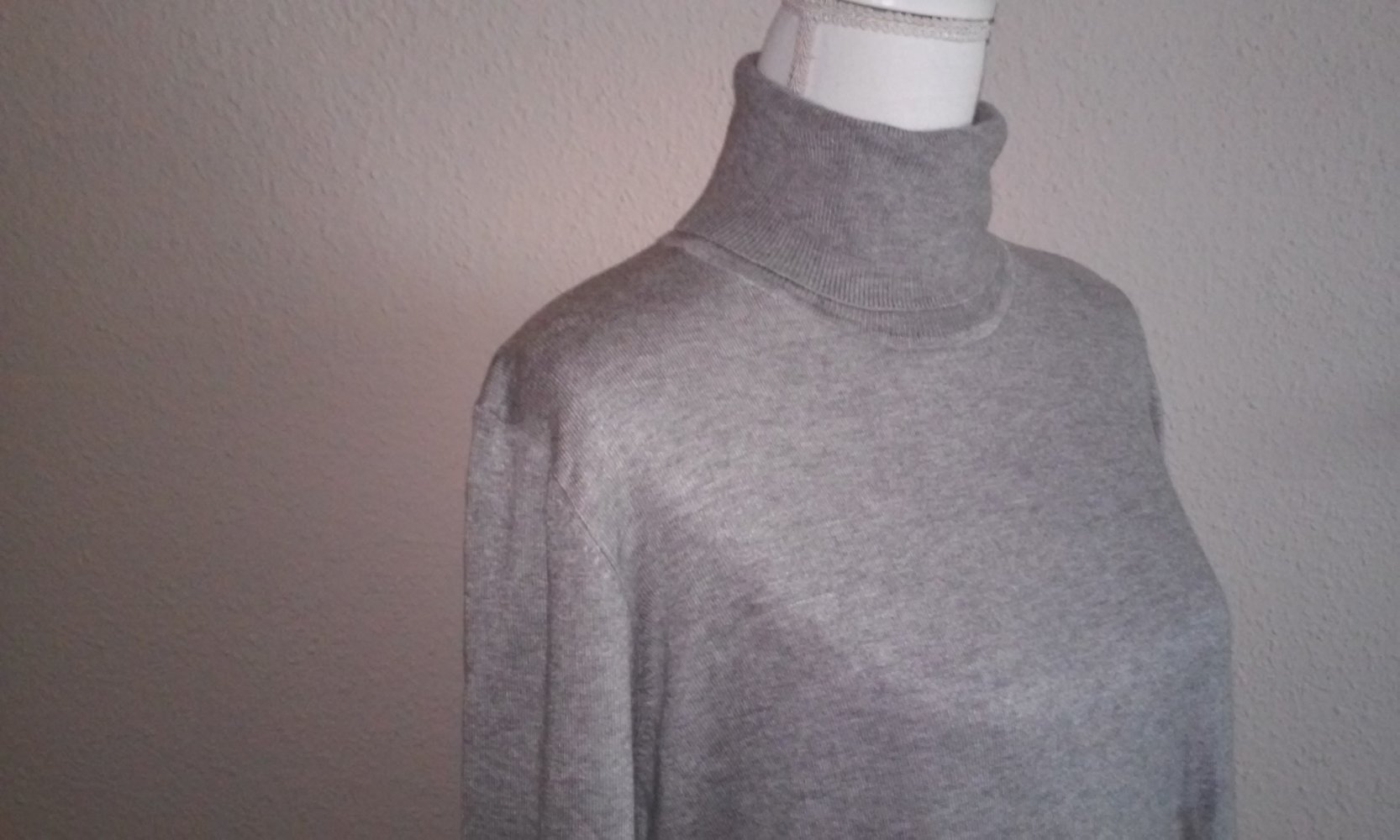 Gina Benotti Rollkragenpullover Pullover Rolli Pulli hellgrau