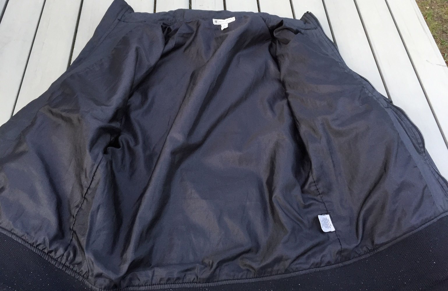 CHARLES & 1/2 JACKE coated  Cotton Racer Jacket  Gr. XL (L)