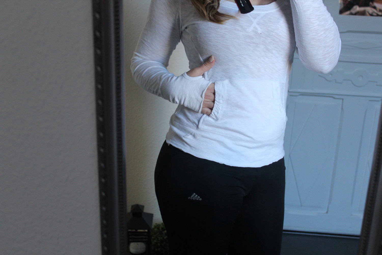 Adidas 3-Stripes Climacool Sport Hose / Fitness Pant schwarz silber XS / S