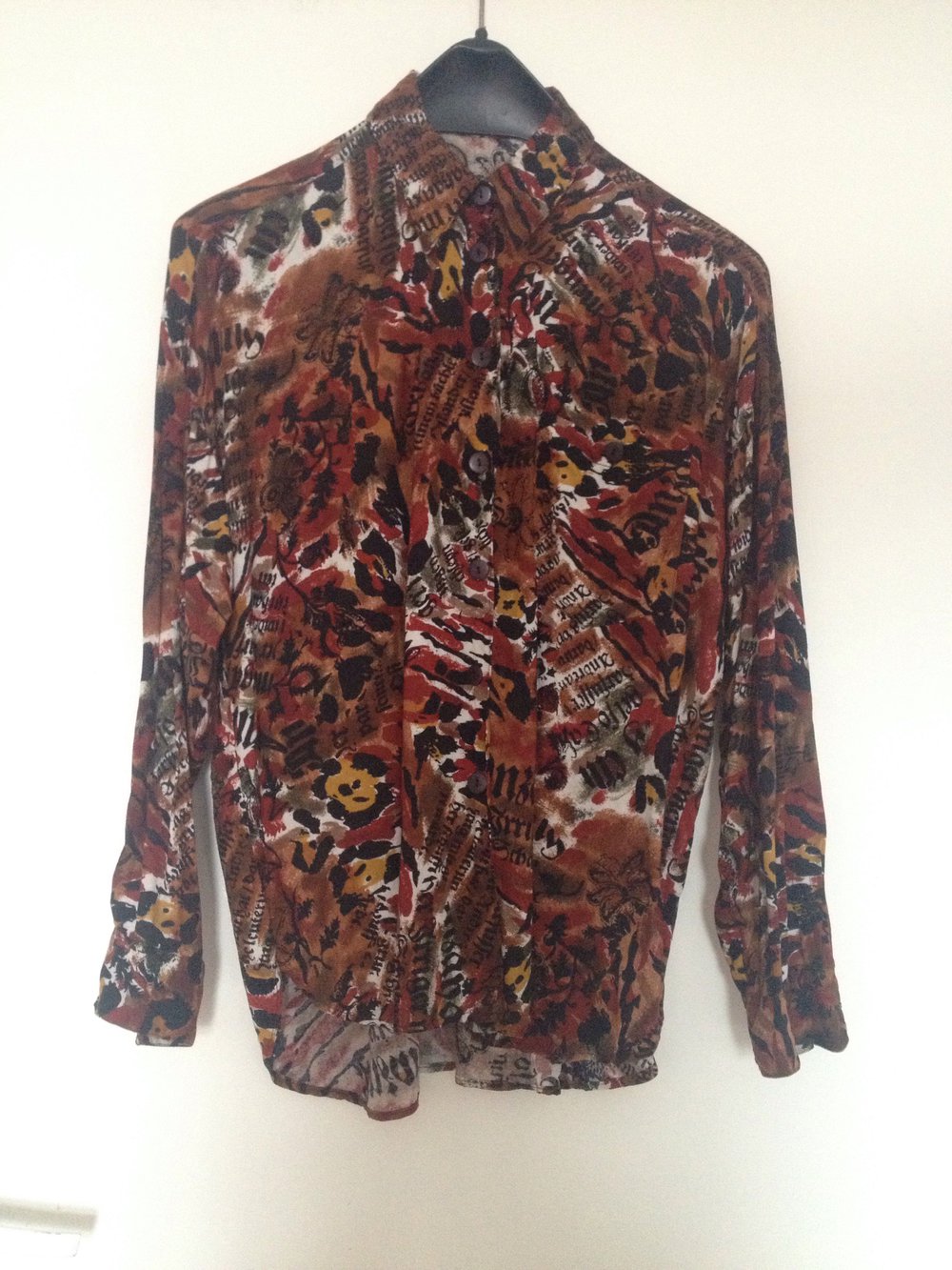 Exklusive Vintage 38 40 Bluse 