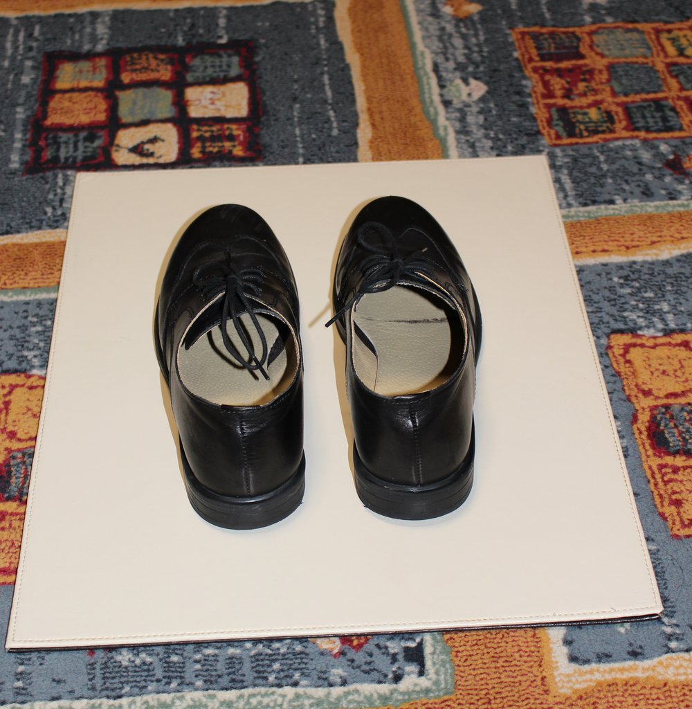 160. Festliche schwarze Lederschuhe von Friboo, Gr. 38