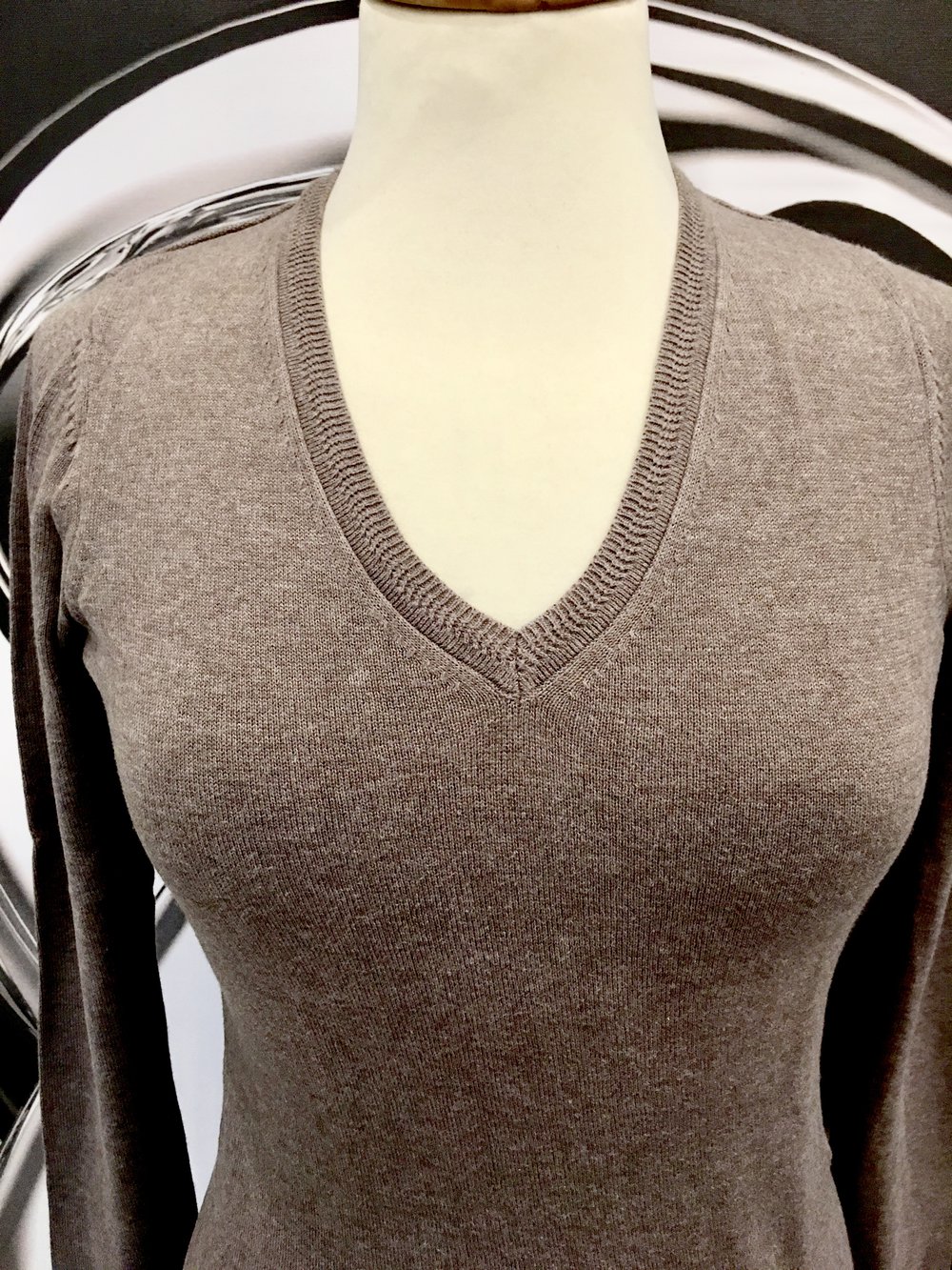 Esprit Pullover Strickpullover Gr. XS 34 beige braun nude