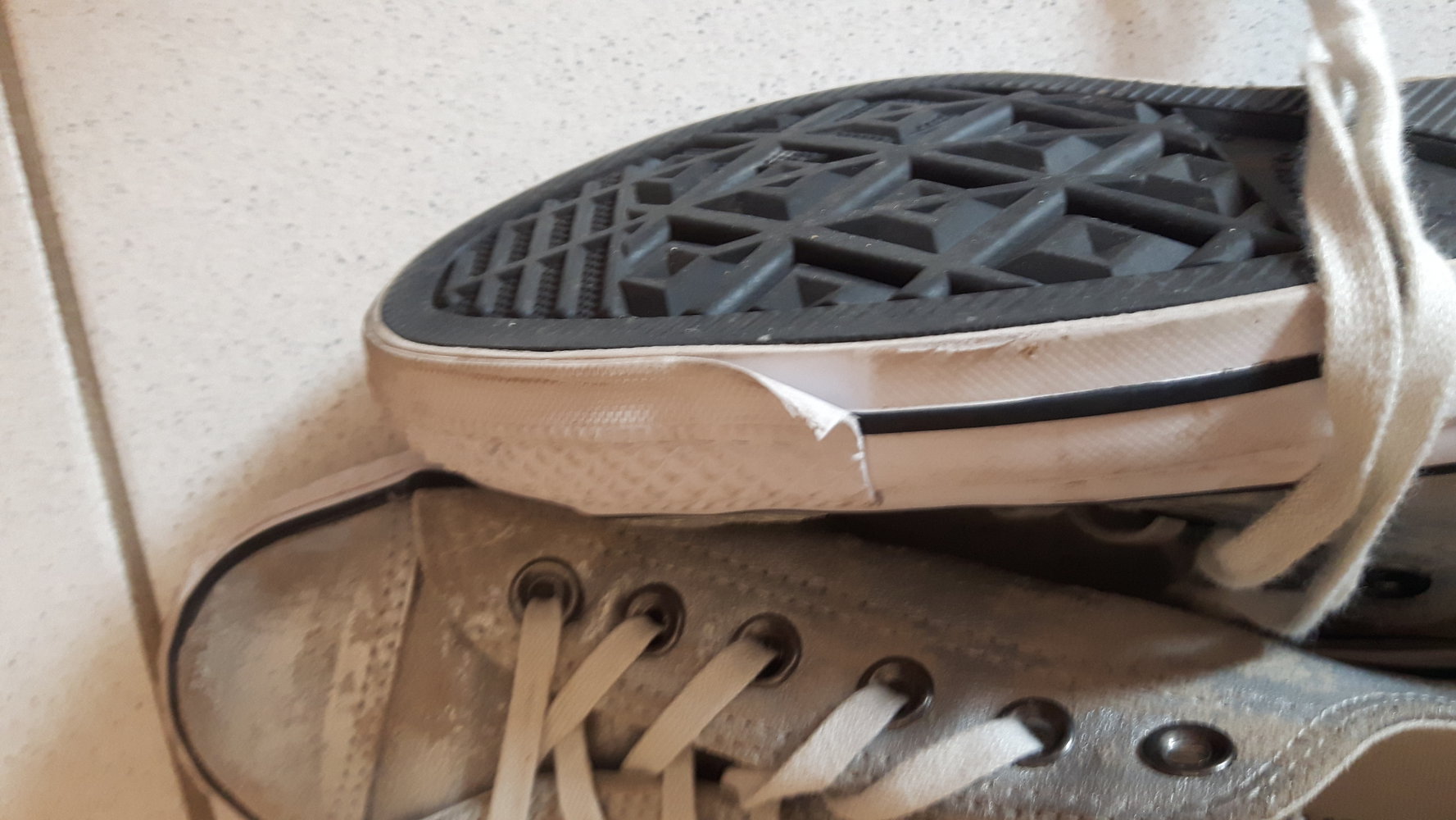 Converse Chucks silber used look 39,5-40