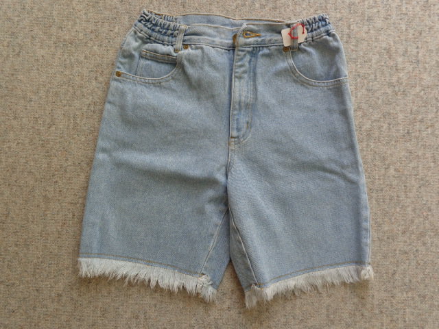 #Jeans Shorts Bermuda Gr. 152 hellblau Fade out/C&A