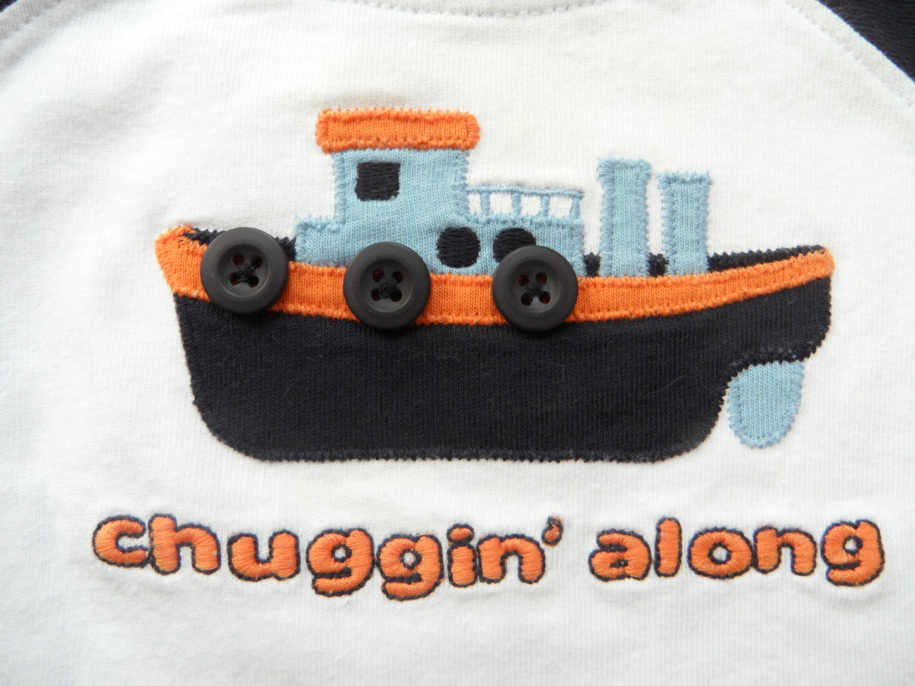 Gymboree süßes Langarmshirt mit Applikation Schiff