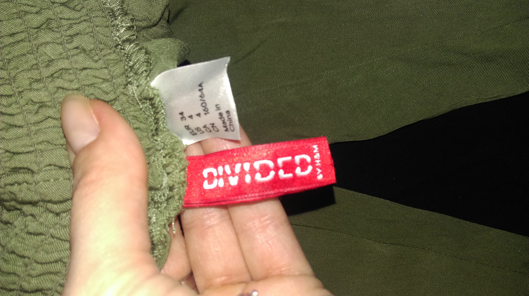 Haremshose olive sommerhose 3/4