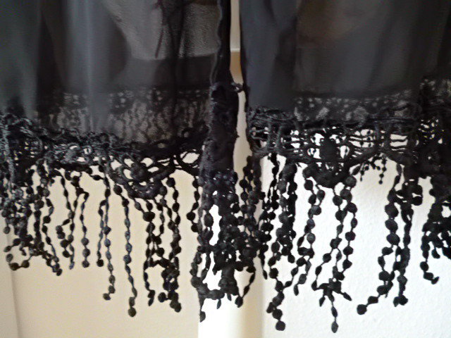 Chiffon Cardigan Spitzen Fransen 40/42