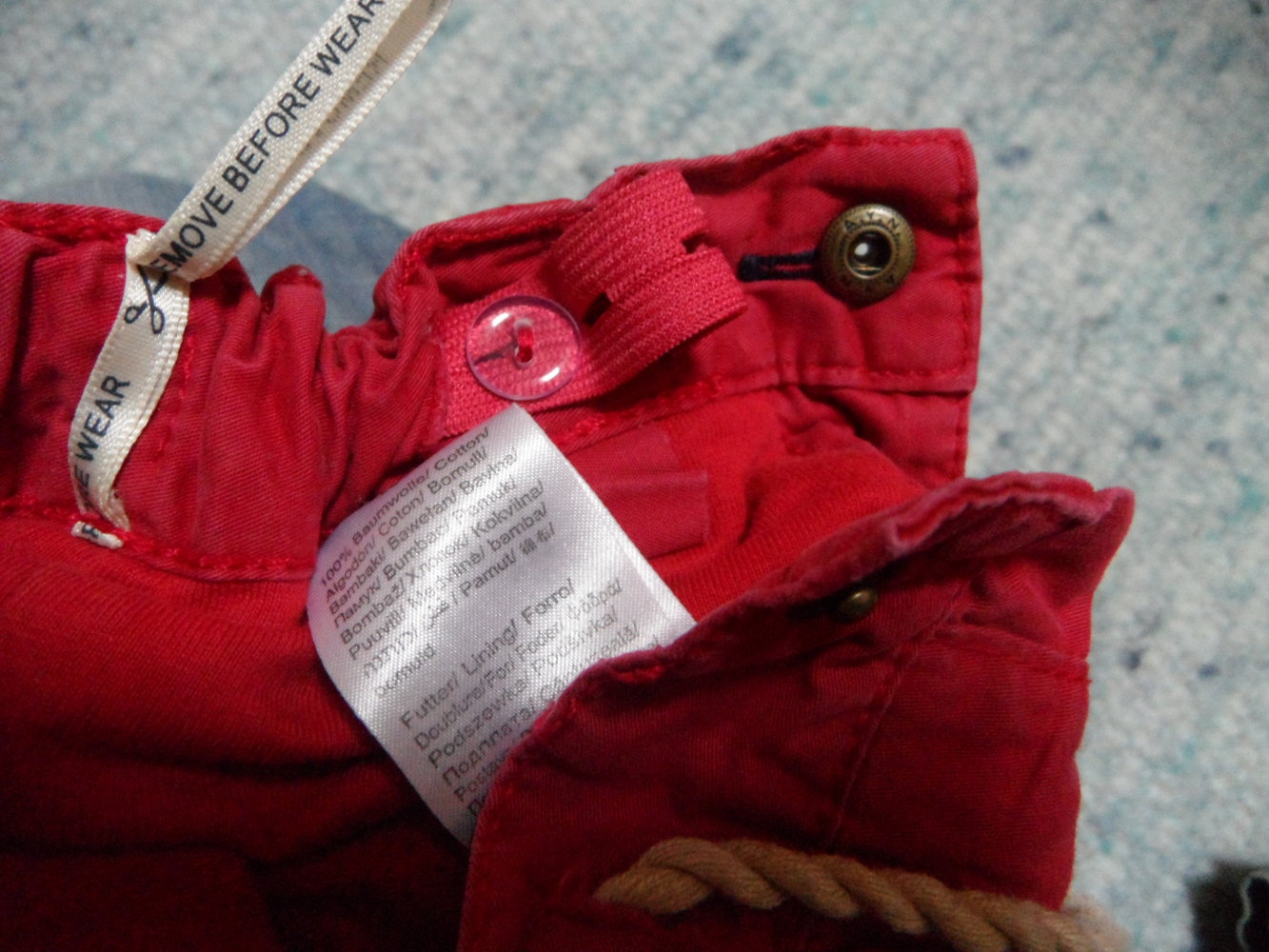 Tom Tailor gefütterte Hose Chino Thermohose Übergang