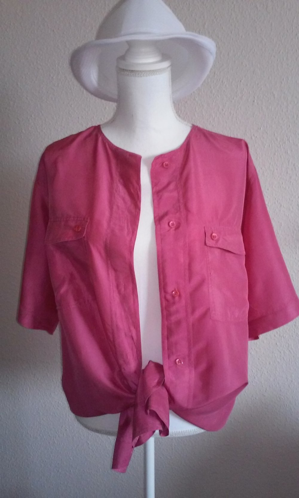 Longbluse Seidenbluse Bluse/Mantel Cardigan Sommerbluse Gr.36/38