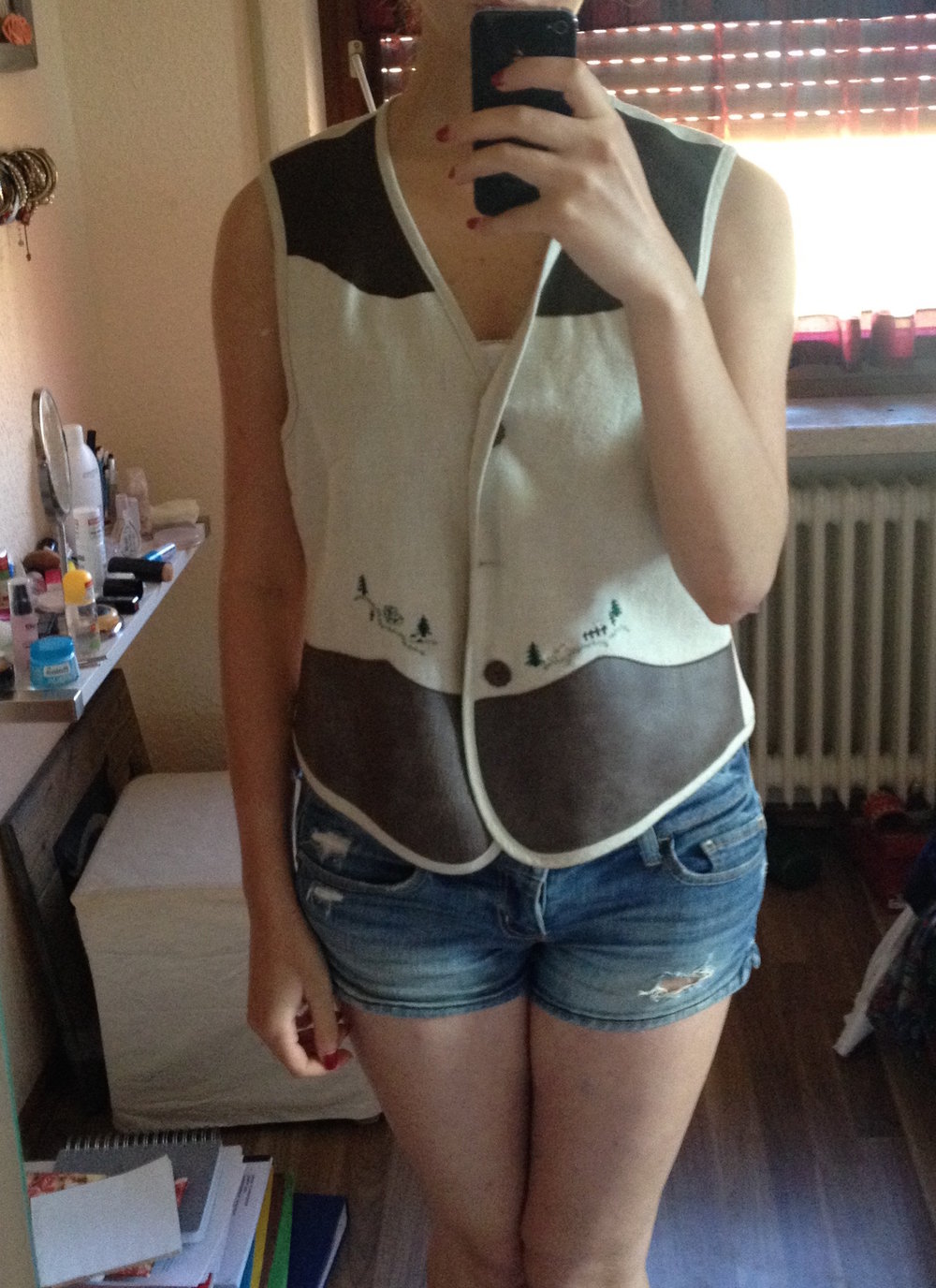 meico Weste Landhaus Look