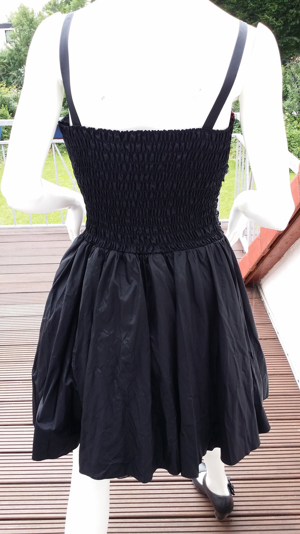 Cocktailkleid schwarz mit Bolerojäckchen Größe 38
