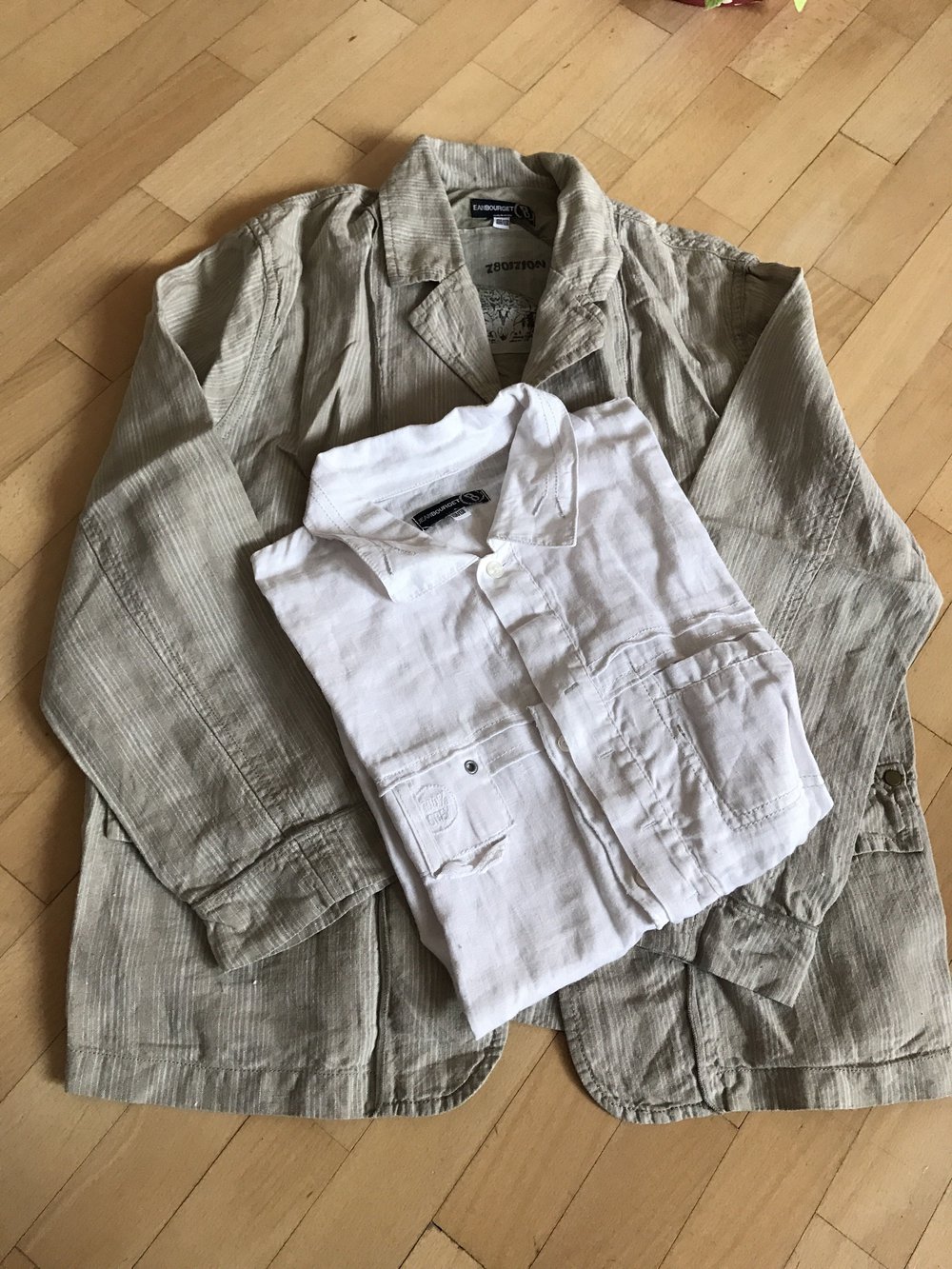 Jean Bourget Leinenhemd und -jacket