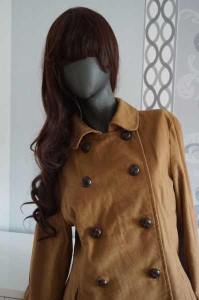 Herbst Mantel Ocker Vintage 40 M L 